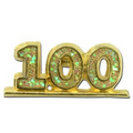 100 Stoned Lapel Pin